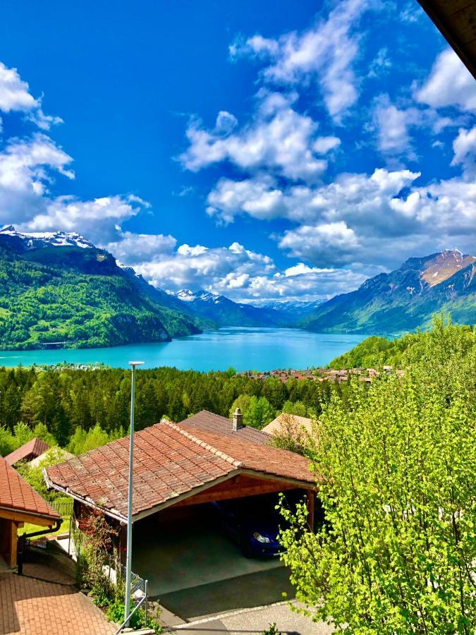 Charmant Chalet Mit See Und Bergsicht Hofstetten bei Brienz Exterior foto