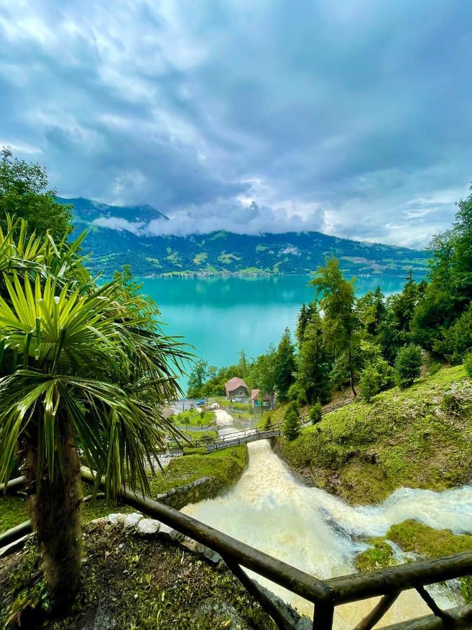 Charmant Chalet Mit See Und Bergsicht Hofstetten bei Brienz Exterior foto
